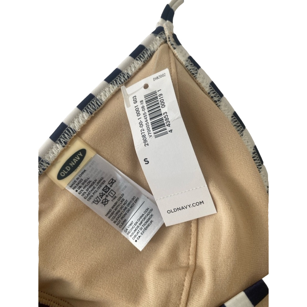 Old Navy Striped Bikini Set, size S & M - Picture 3 of 4